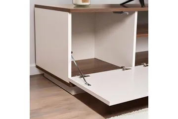 Meni Tv-bänk 180 cm - Vit/Brun - Möbler - Tv möbel & mediamöbel - TV bänk & mediabänk