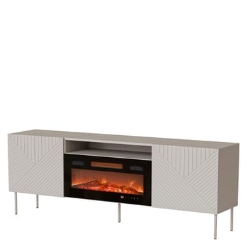 Norrs Golvstående Tv Bänk 191 cm med Förvaring i Målat Trä - Beige - Möbler - Tv möbel & mediamöbel - TV bänk & mediabänk