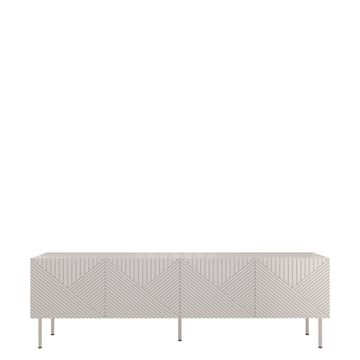 Norrs Golvstående Tv-bänk 191 cm med Förvaring i Målat Trä - Ljusbeige - Möbler - Tv möbel & mediamöbel - TV bänk & mediabänk