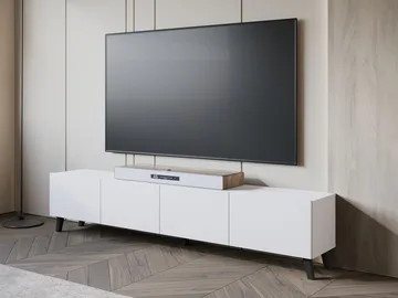 Orvik Tv-bänk 190 cm - vit - Möbler - Tv möbel & mediamöbel - TV bänk & mediabänk