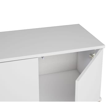 Pelle Tv-bänk 200 cm - Vit/Wotan-ek - Möbler - Tv möbel & mediamöbel - TV bänk & mediabänk