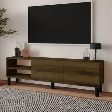 Relento Tv-bänk 150 cm - antik valnöt - Möbler - Tv möbel & mediamöbel - TV bänk & mediabänk