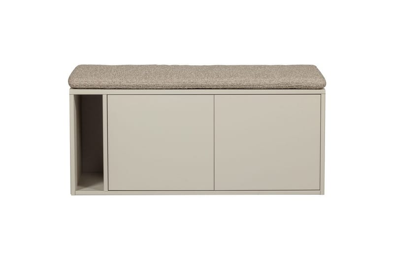 Settle Golvstående Tv Bänk 108 cm med Förvaring i Furu - Beige - Möbler - Tv möbel & mediamöbel - TV bänk & mediabänk