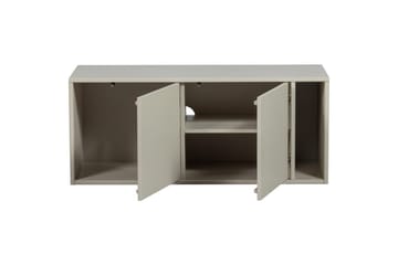Settle Golvstående Tv Bänk 108 cm med Förvaring i Furu - Ljusbeige - Möbler - Tv möbel & mediamöbel - TV bänk & mediabänk