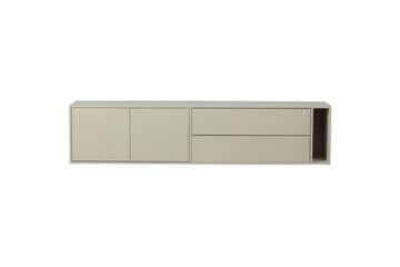 Settle Vägghängd TV-bänk 200 cm med Förvaring i Furu - Sandbeige - Möbler - Tv möbel & mediamöbel - TV bänk & mediabänk