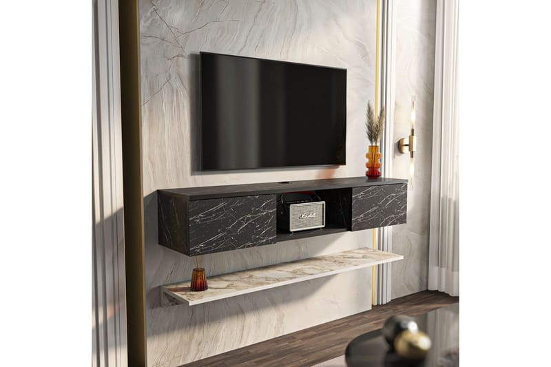 Sovric Tv-bänk 140 cm - Vit - Möbler - Tv möbel & mediamöbel - TV bänk & mediabänk
