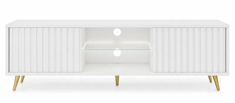 Tapas Tv-bänk 135 cm, Vit