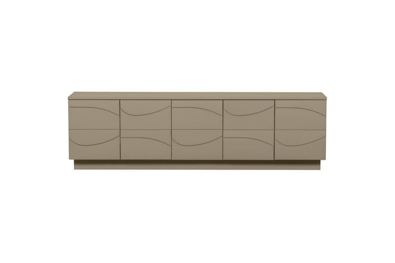 Teo Golvstående TV-bänk 180 cm med Förvaring i Målat Trä - Beige - Möbler - Tv möbel & mediamöbel - TV bänk & mediabänk