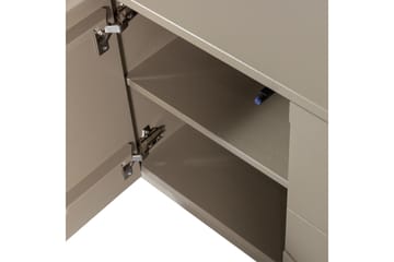 Teo Golvstående TV-bänk 180 cm med Förvaring i Målat Trä - Beige - Möbler - Tv möbel & mediamöbel - TV bänk & mediabänk