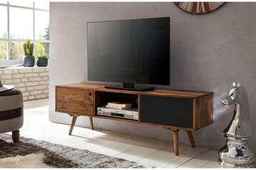 Gateau Golvstående TV Bänk 140 cm med Förvaring i Ljust Trä - Brun - Möbler - Tv möbel & mediamöbel - TV bänk & mediabänk