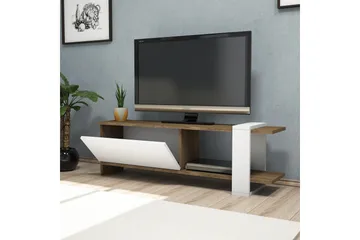 Gersby TV-Bänk 120 cm - Brun/Vit - Möbler - Tv möbel & mediamöbel - TV bänk & mediabänk