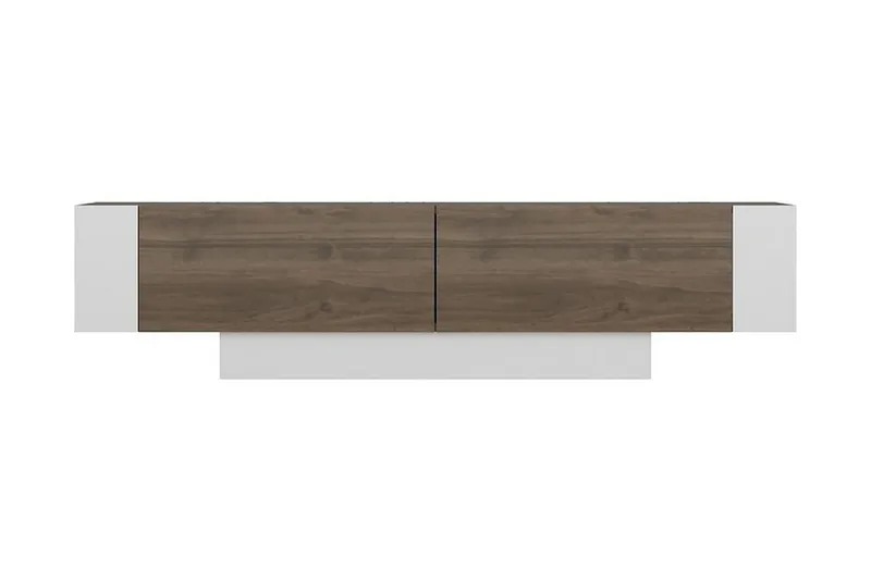 Hejde TV-Bänk 150 cm, Brun/Vit