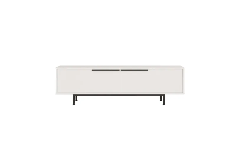 Munish Tv-bänk 160 cm - Vit - Möbler - Tv möbel & mediamöbel - TV bänk & mediabänk