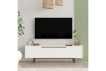 Munish Tv-bänk 160 cm - Vit - Möbler - Tv möbel & mediamöbel - TV bänk & mediabänk