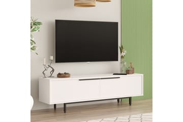 Munish Tv-bänk 160 cm - Vit - Möbler - Tv möbel & mediamöbel - TV bänk & mediabänk