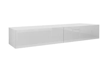Vasil TV-bänk 180 cm - Vit/Vit Högglans - Möbler - Tv möbel & mediamöbel - TV bänk & mediabänk
