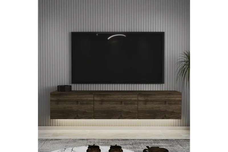 TV-bänk Neon Valnöt - Valnöt - Möbler - Tv möbel & mediamöbel - TV bänk & mediabänk