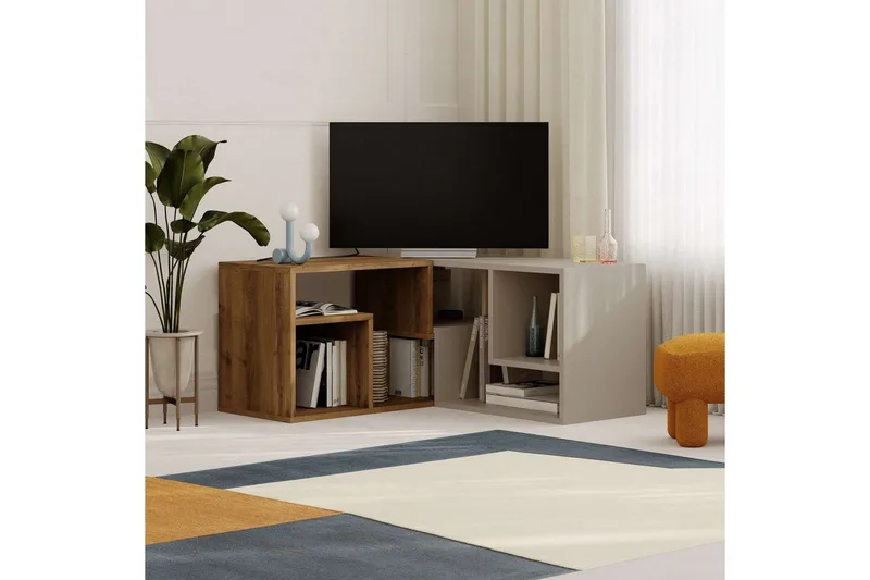 TV-bänk Ravena Hitit / Sandsten - Hitit / Sandsten - Möbler - Tv möbel & mediamöbel - TV bänk & mediabänk
