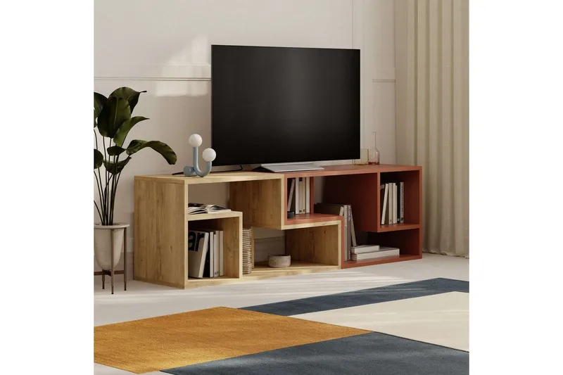 TV-bänk Ravena Sudamalek / Kanel - Sudamalek / Kanel - Möbler - Tv möbel & mediamöbel - TV bänk & mediabänk