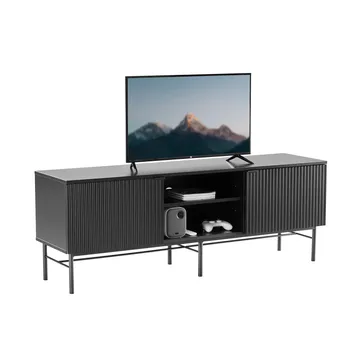 TV-bänk Sequence 150x40x55 cm - svart - Möbler - Tv möbel & mediamöbel - TV bänk & mediabänk