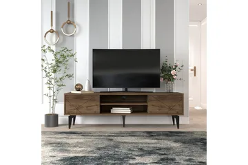 TV-bänk Sudama Valnöt - Valnöt - Möbler - Tv möbel & mediamöbel - TV bänk & mediabänk
