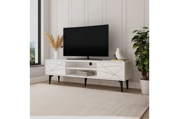 TV-bänk Sudama Vit - Vit - Möbler - Tv möbel & mediamöbel - TV bänk & mediabänk