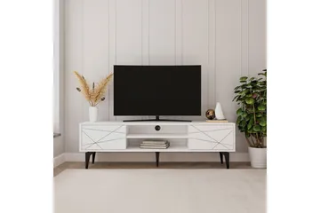 TV-bänk Sudama Vit - Vit - Möbler - Tv möbel & mediamöbel - TV bänk & mediabänk