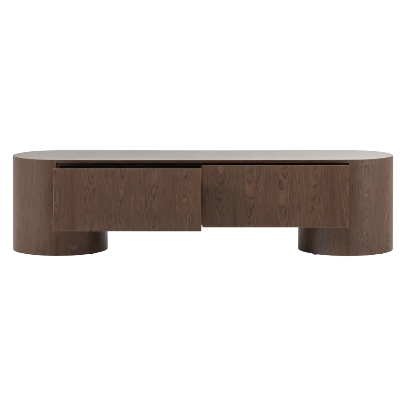 Tv-bänk Velari 200 cm - Brun - Möbler - Tv möbel & mediamöbel - TV bänk & mediabänk