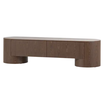 Tv-bänk Velari 200 cm - Brun - Möbler - Tv möbel & mediamöbel - TV bänk & mediabänk