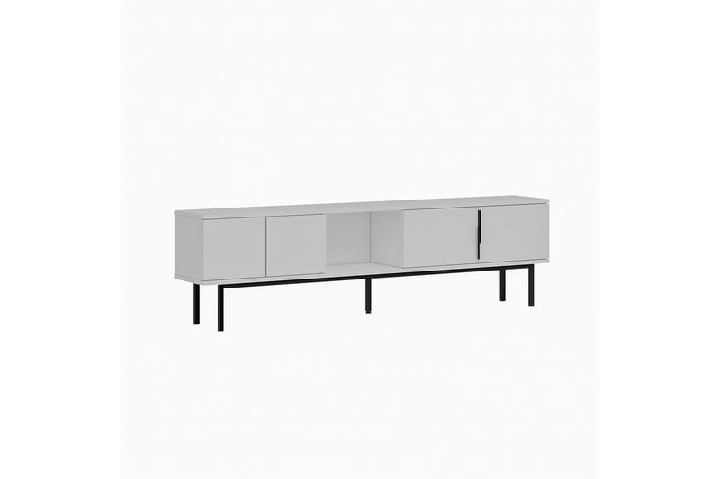 TV-bänk Zeiran Vit - Vit - Möbler - Tv möbel & mediamöbel - TV bänk & mediabänk