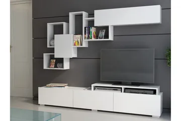 Decorotika Mediaförvaring - Vit - Möbler - Tv möbel & mediamöbel - TV-möbelset