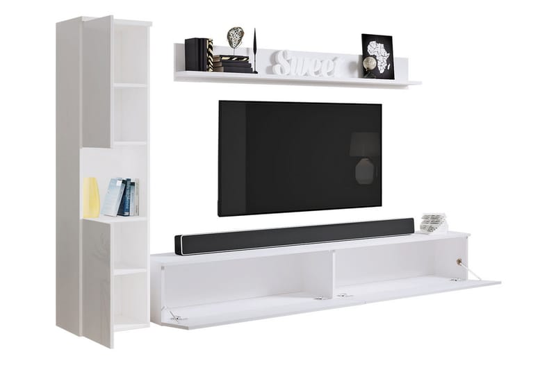Kanehiro Tv-möbelset - Vit - Möbler - Tv möbel & mediamöbel - TV-möbelset