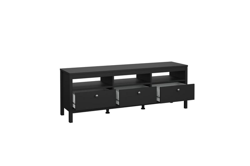 Vallvidera Tv-bänk 151,4 cm - Svart - Möbler - Tv möbel & mediamöbel - TV bänk & mediabänk