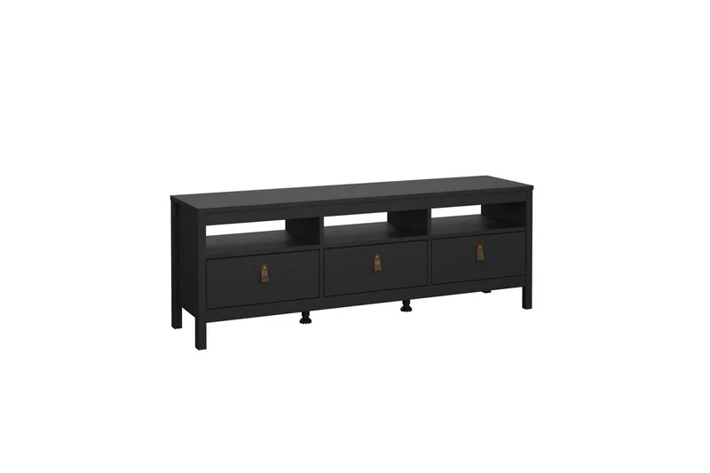 Vallvidera Tv-bänk 151,4 cm - Svart - Möbler - Tv möbel & mediamöbel - TV bänk & mediabänk