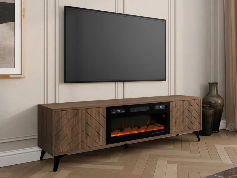 Vemdalen Tv-bänk 184 cm - brun - Möbler - Tv möbel & mediamöbel - TV bänk & mediabänk