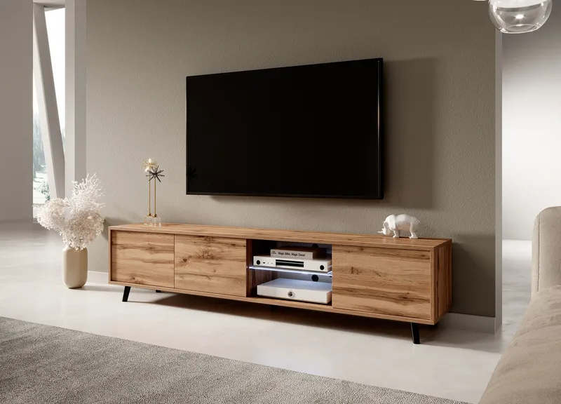Vipan Tv-bänk 175 cm - Ek - Möbler - Tv möbel & mediamöbel - TV bänk & mediabänk