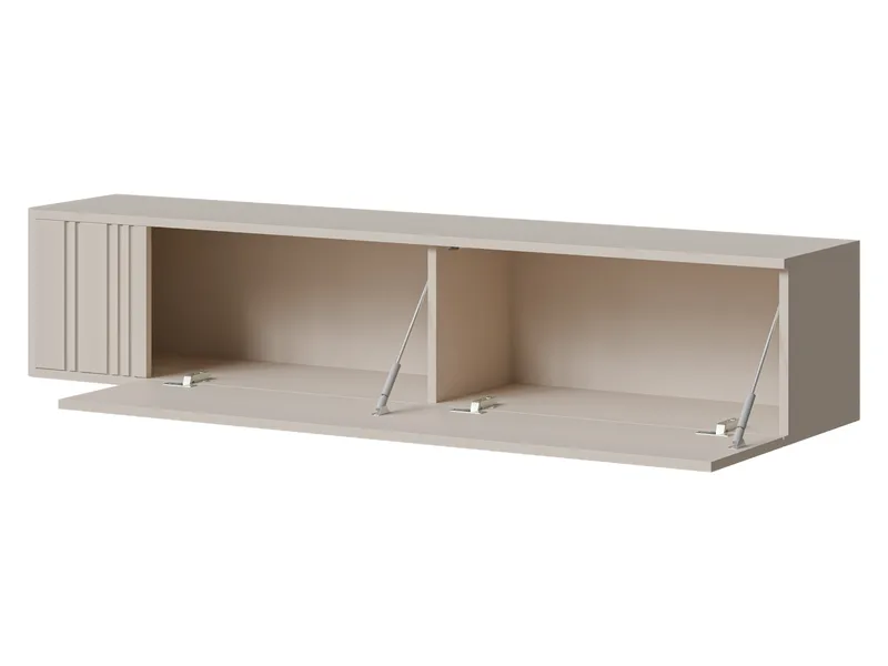 Zalricus TV-bänk 150x30 cm - Svart, valnöt - Möbler - Tv möbel & mediamöbel - TV bänk & mediabänk