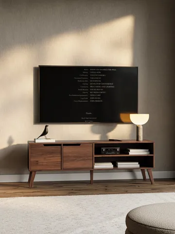 Zelto Tv-Bänk 160 cm - Warmia valnöt - Möbler - Tv möbel & mediamöbel - TV bänk & mediabänk