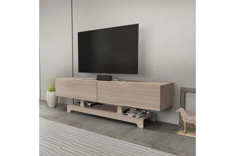 Zira Tv-bänk 160 cm - Röd - Möbler - Tv möbel & mediamöbel - TV bänk & mediabänk