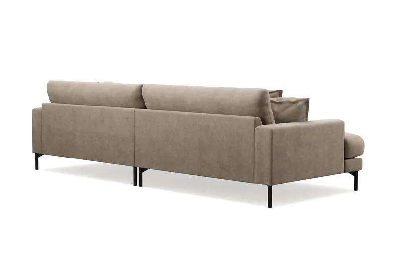 Menard Premium 5-sits Djup Soffa i Tyg - Brun - Möbler - Soffa