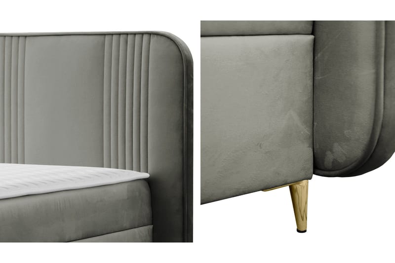 Alani Sängpaket Kontinentalsäng 140x200 cm - Svart - Möbler - Säng - Komplett sängpaket