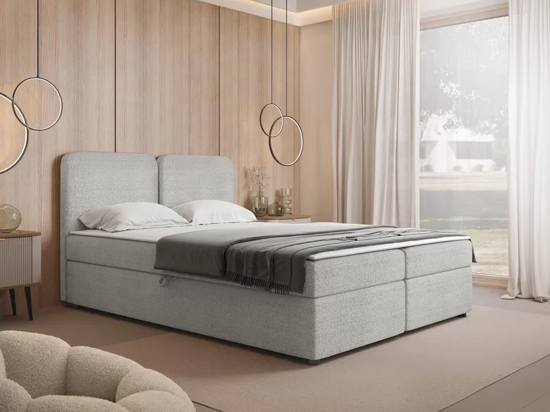 Allgunnen Sängpaket Kontinentalsäng 180x200 cm - Grå - Möbler - Säng - Komplett sängpaket