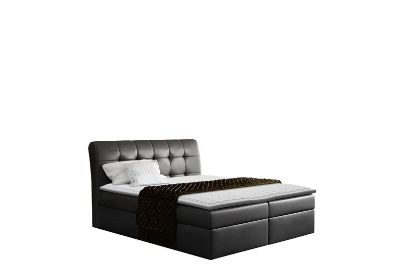 Alvik Sängpaket Kontinentalsäng 180x200 cm, Svart