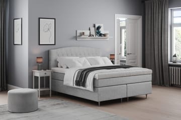 Belda Sängpaket 160x200 Fast - Ljusgrå - Möbler - Säng - Komplett sängpaket