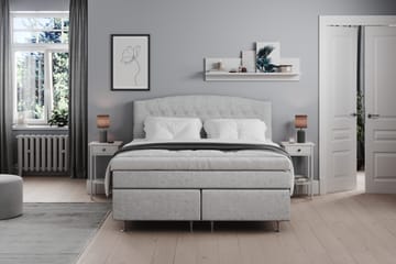 Belda Sängpaket 160x200 Fast - Ljusgrå - Möbler - Säng - Komplett sängpaket