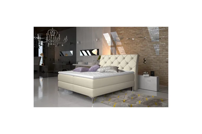 Boxfjäder Eltap Adel, 160x200 cm, Soft 33, Beige