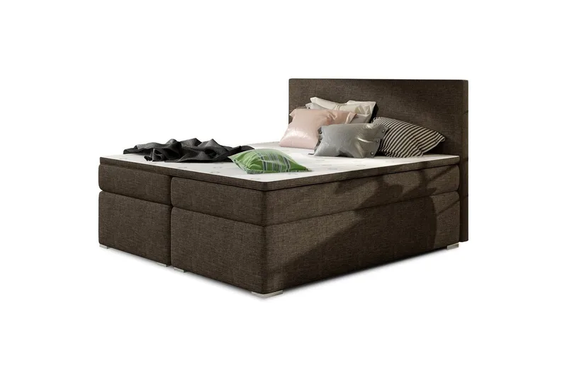 Boxspring Eltap Divalo, Sawana 26, Brun, 160x200 cm