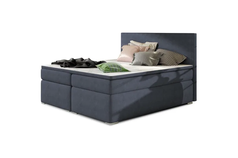 Boxspring Eltap Divalo, Soro 76, Blå, 140x200 cm