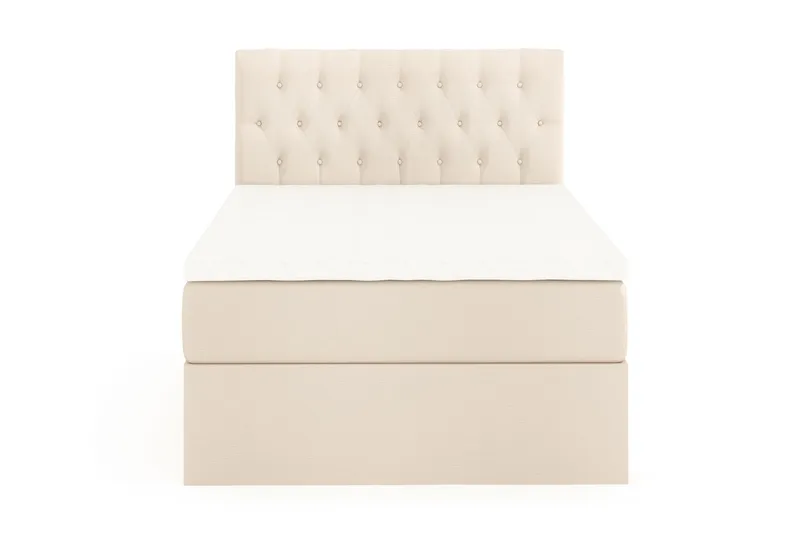 Boxy Box Bed 140x200 cm, Beige