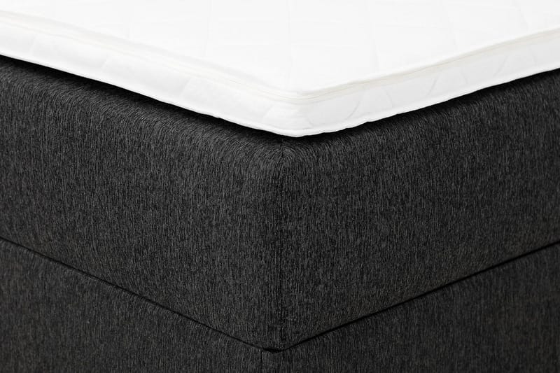Boxy Box Bed 160x200 cm - Svart/Grå - Möbler - Säng - Komplett sängpaket